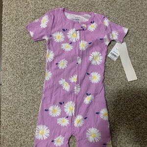 New 4T pajamas girls zip up